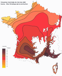 temp moy juillet