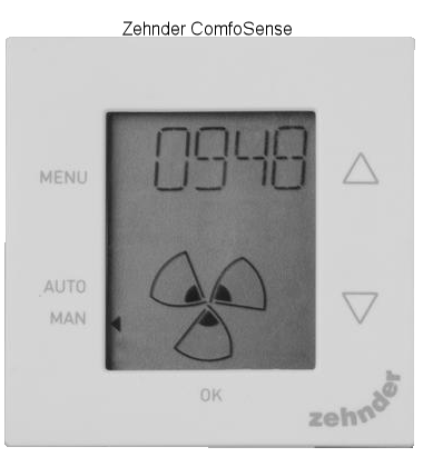 régulation zehnder ComfoSense