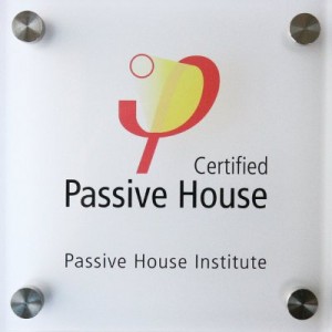 Passivhaus Plaque Square on