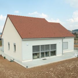 Facade sud terminée