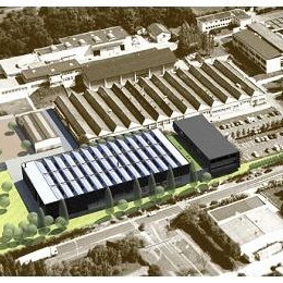 Vue d’ensemble 3D du site Visualisation du nouveau bâtiment