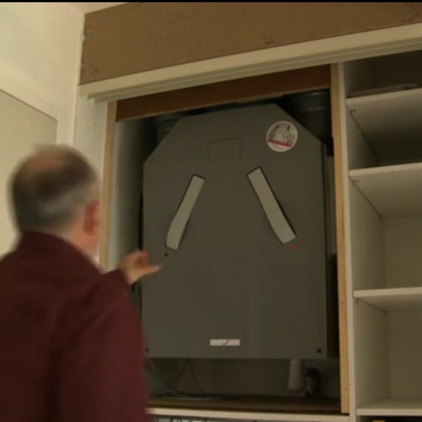 La ventilation est assurée par des VMC double flux par logements