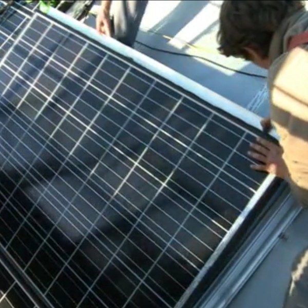 Pose de la toiture photovoltaique