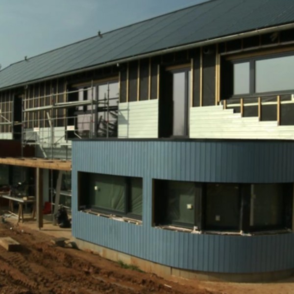 Pose du bardage extérieur