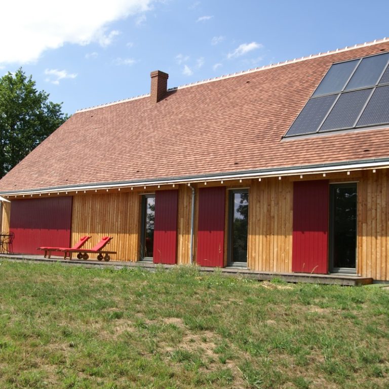 La maison terminée