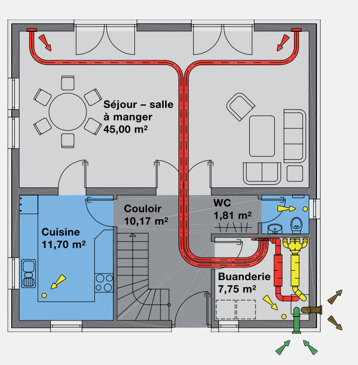 Ventilation : qu'est-ce que la bouche d'extraction d'une VMC