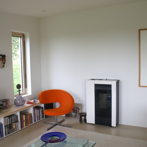 Poêle granulés salon