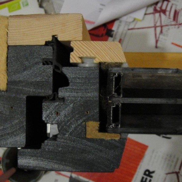 Les menuiseries passives sont en chassis bois (Bieber Passiva)