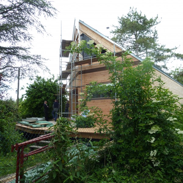 Végétation environnante. L’objectif était que le chantier induise le minimum de destruction sur la végétation proche