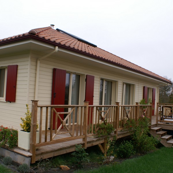Un agrandissement de maison en bois en Haute-Vienne (87)