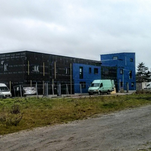 Avancement début février, pose de la 4eme maison