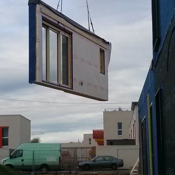 Avancement début février, pose de la 4eme maison