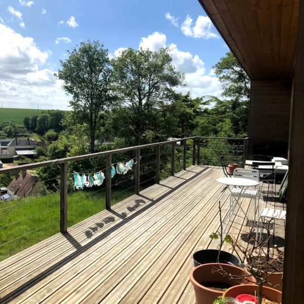 Terrasse de la maison